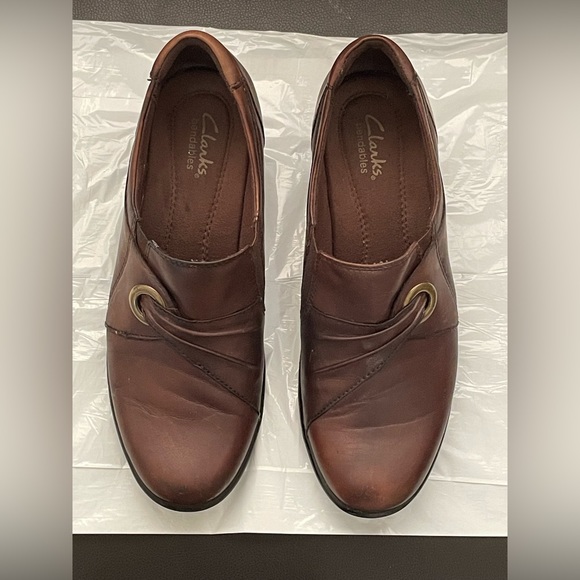 Clarks Casual Slip On Elastic Heels clogs shoes Womens US 7.5 M - Picture 6 of 15